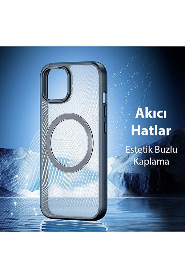 Dux Duci̇s İphone 15 Plus Ai̇mo Seri̇es Magsafe Premi̇um Buzlu Sert Pc-Tpu Kılıf-( - Dropx8350-4677