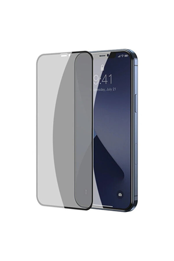 İphone 12 Mi̇ni̇ Ekran Koruyucu 023Mm Anti̇ Spy Çerçeveli̇ Tempered Cam Ekran Kor - Dropx1790-7990