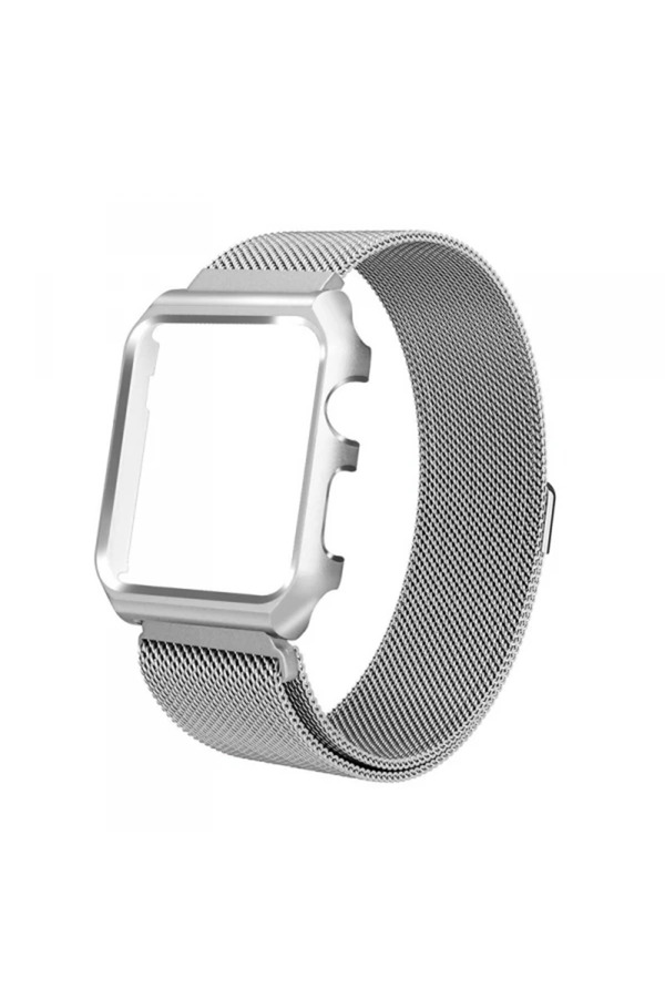 Ally Apple Watch 6-5-4 44Mm Watch Ultra 49Mm Metal Kayış Mi̇lano Loop+Metal Kı - Dropx5837-5998
