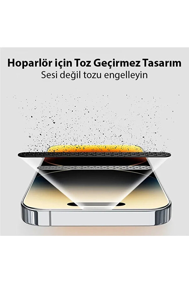 Corni̇ng İphone 15 Full Koruma Eye-Protecti̇on Tempered Cam Ekran Koruyucu-(1903) - Dropx7032-4680