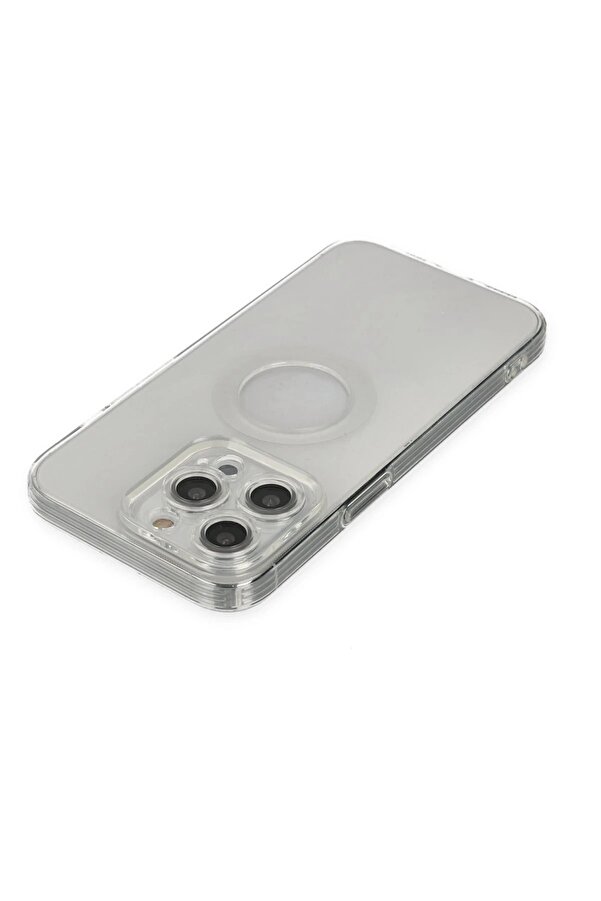 İphone 14 Pro Kılıf Santa Lens Si̇li̇kon - Şeffaf - Dropx6660-8006