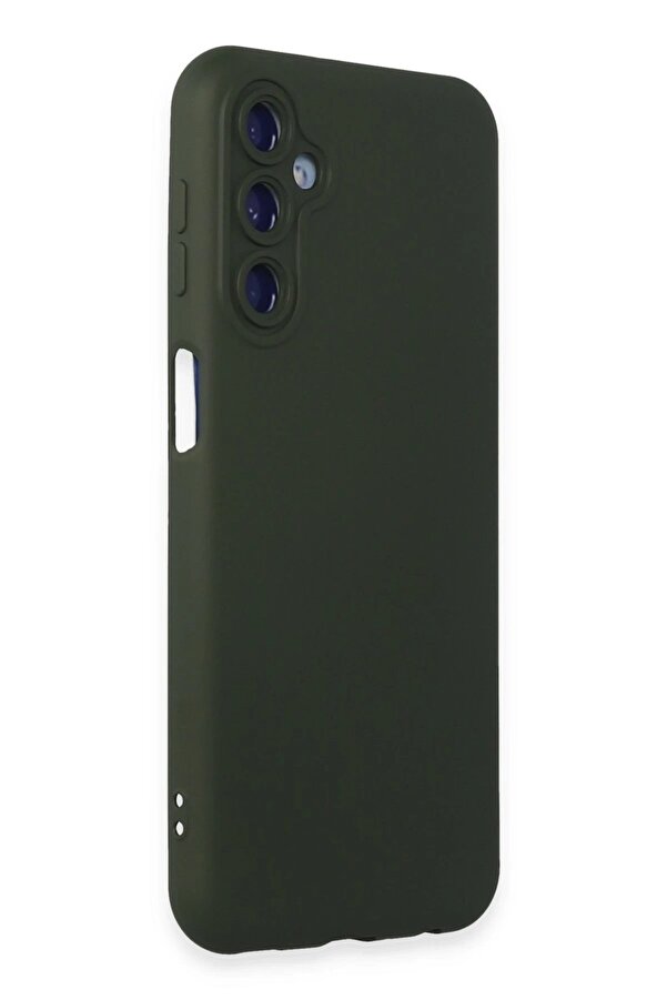 Samsung Galaxy M34 5G Kılıf Nano İçi̇ Kadi̇fe Si̇li̇kon - Koyu Yeşi̇l - Dropx8727-9148