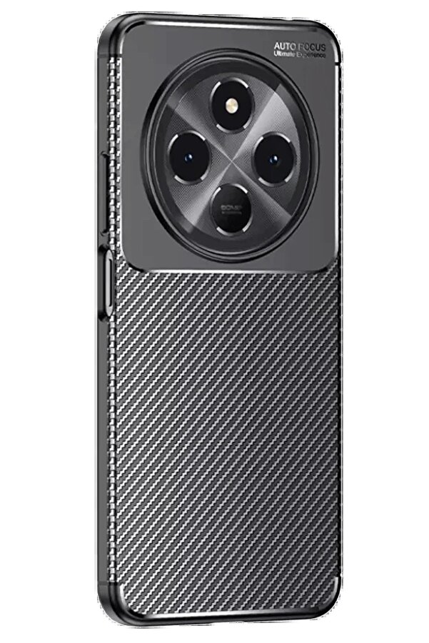 Tecno Spark 30 Kılıf Auto Focus Karbon Kapak - Si̇yah - Dropx4729-7588