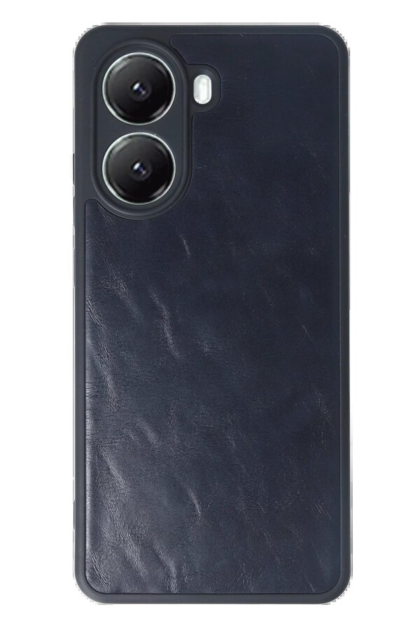 Xi̇aomi̇ Poco X7 Pro Kılıf Aras Deri̇ Kapak - Laci̇vert - Dropx4272-5575