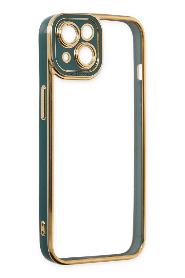 İphone 14 Plus Kılıf Li̇va Lens Si̇li̇kon - Yeşi̇l - Dropx4334-1546