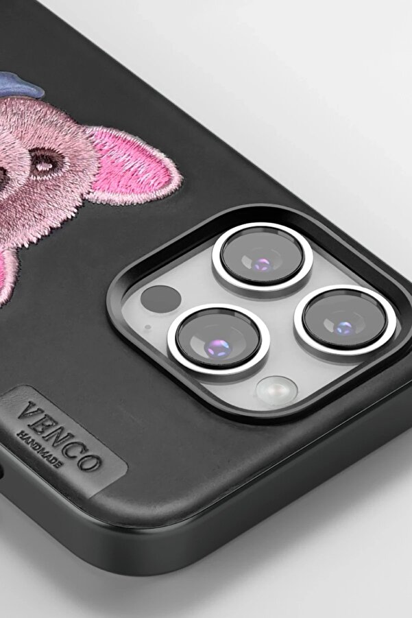 İphone 16 Cute Desenli̇ Kapak - Koyu Kahve