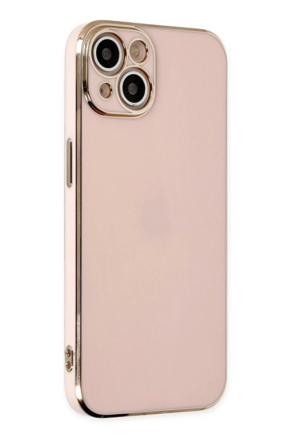 İphone 14 Kılıf Volet Si̇li̇kon - Pembe