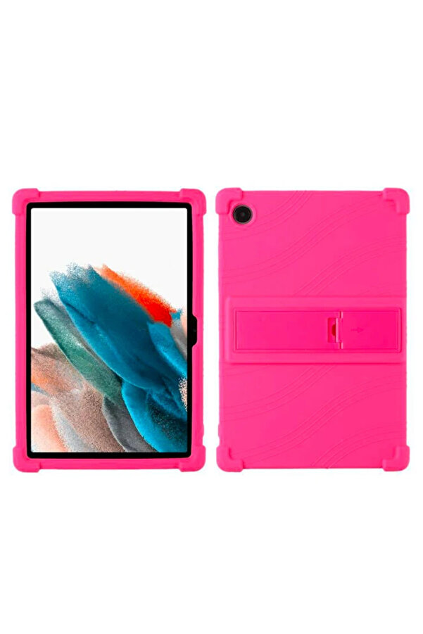 Ally Sm Galaxy Tab A8 2021 10.5 (X200/X205) Kılıf Standlı Si̇li̇kon Kılıf-(19 - Dropx3211-7977