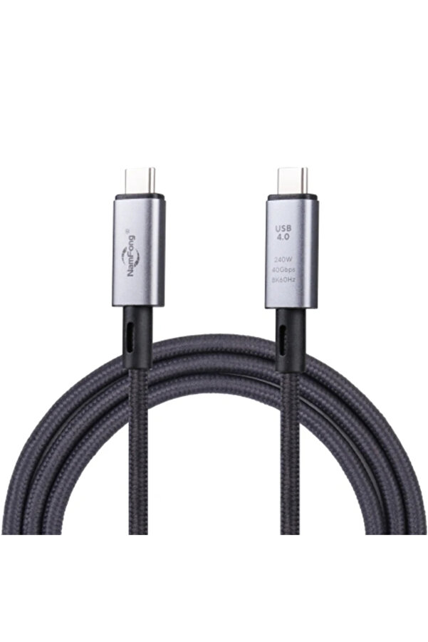 Ally Usb 4.0 240W Type-C To Type-C 8K Görüntü-Data Ve Ultra Hızlı Şarj Kab - Dropx9058-6452