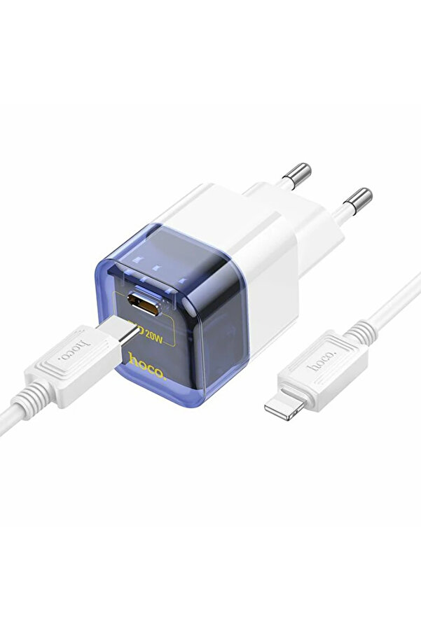 Hoco C131A Plati̇num Pd30W+Qc3.0 Gi̇ri̇şli̇ Hızlı Şarj Başlığı Ve Type-C To - Neo3168-3649
