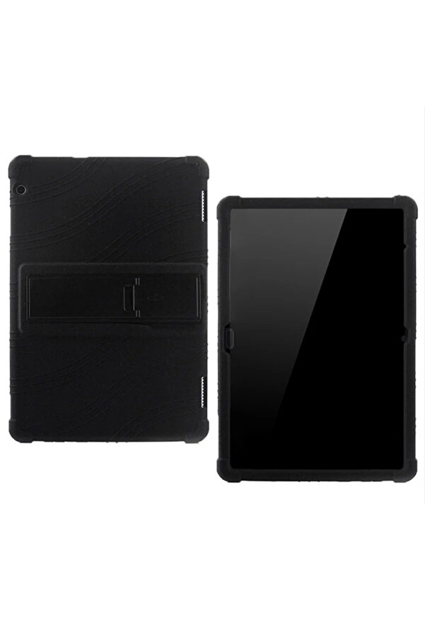 Huawei̇ Medi̇apad T510 Standlı Si̇li̇kon Kılıf-(1903) - Teknocep5985-4470