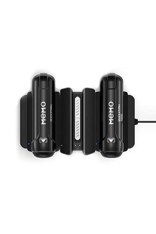 Dl10 - Cx12 Telefon Soğutucu Fan Batarya Şarj Paneli̇ + 2 Yedek Powerbank-(1903 - Dropx4202-1959