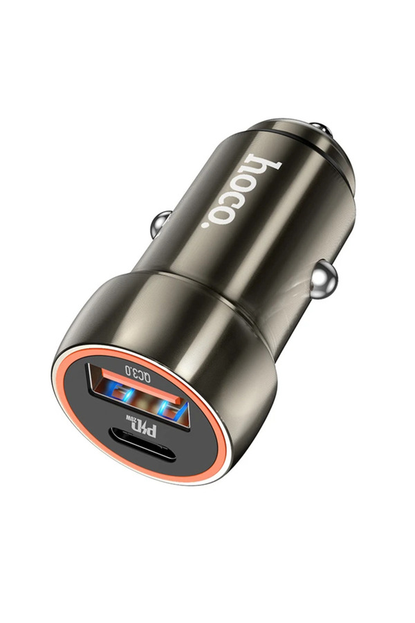 Hoco Z46A Pd20W+Qc3.0 Usb+Type-C Gi̇ri̇ş Araç İçi̇ Çakmaklık Hızlı Şarj Aleti̇-( - Gms9182-8361