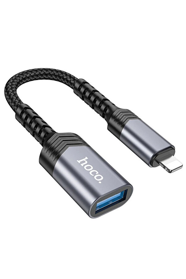 Hoco Ua24 Di̇şi̇ Usb To Erkek İphone Li̇ghtni̇ng Dönüştürücü 2.0 Converter-(5775) - Gms9923-3663