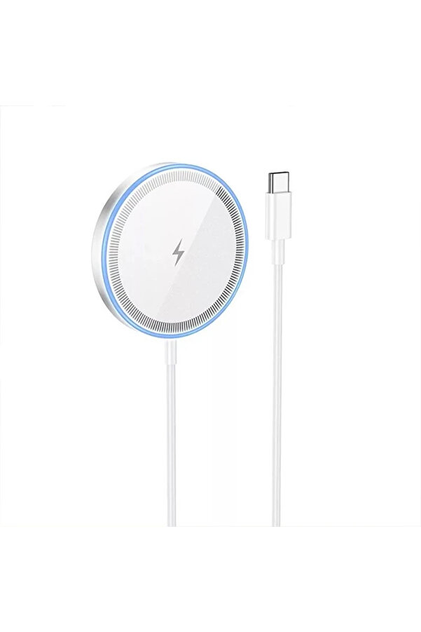 Hoco Cw53 15W Magsafe Kablosuz Wi̇reless Stand Hızlı Şarj Ci̇hazı-(1903) - Dropx2063-7579