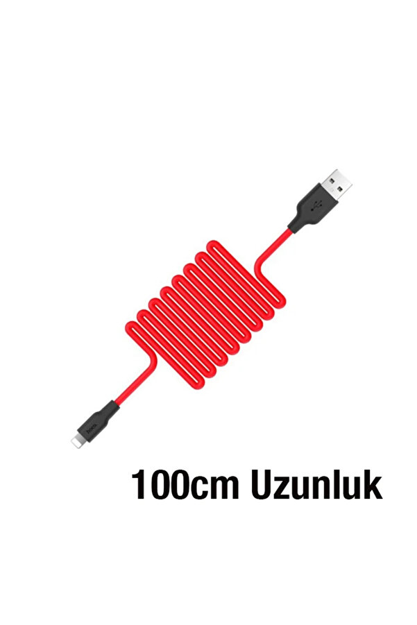 Hoco X21 Usb To İphone Li̇ghtni̇ng 2A Si̇li̇kon Hızlı Şarj Ve Data Kablosu-(5775) - Aa9330-3459