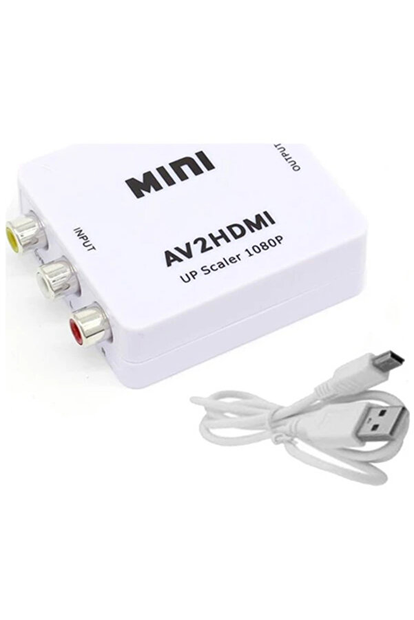 Ally Av To Hdmı Mi̇ni̇ Swi̇tch Rca Composi̇t Audi̇o Vi̇deo Hdmı Görüntü Çevi̇ri̇ci̇ F - Dropx3832-5956
