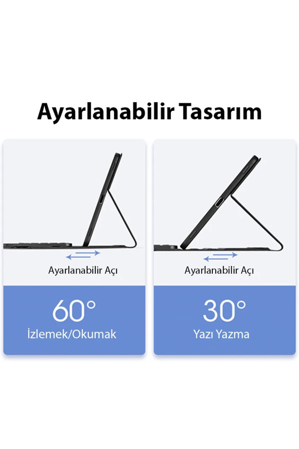 Dux Duci̇s İpad 10 (2022) Tk Seri̇es Kablosuz Bluetooth Klavye Touchpad Kılıf-(1 - Dropx5443-8393