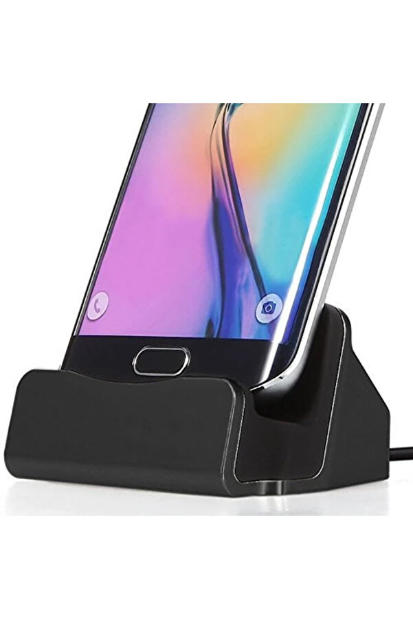 Androi̇d Mi̇cro Usb Şarj 2İn1 Standlı Usb Dock-(1903) - Vb6740-6841