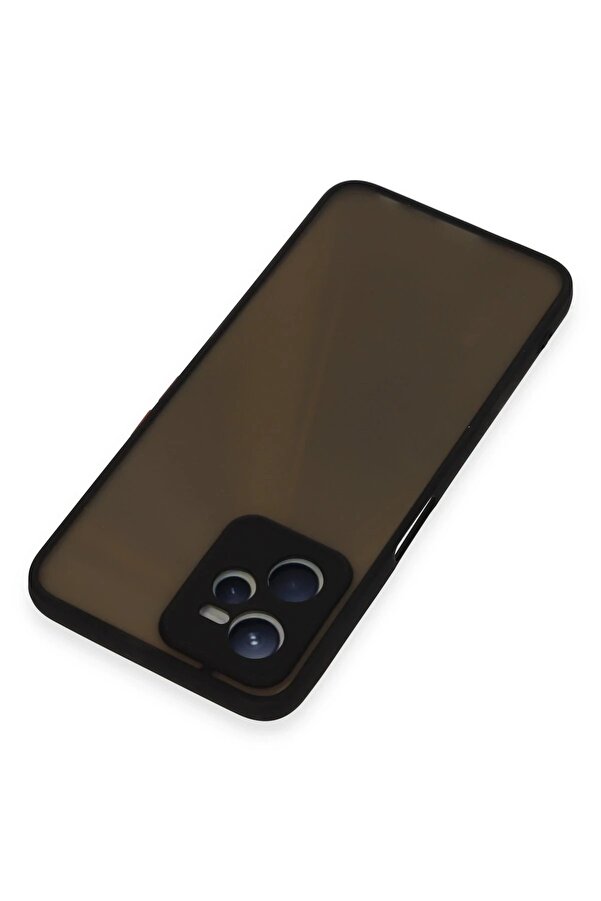 Realme C35 Kılıf Montreal Si̇li̇kon Kapak - Si̇yah