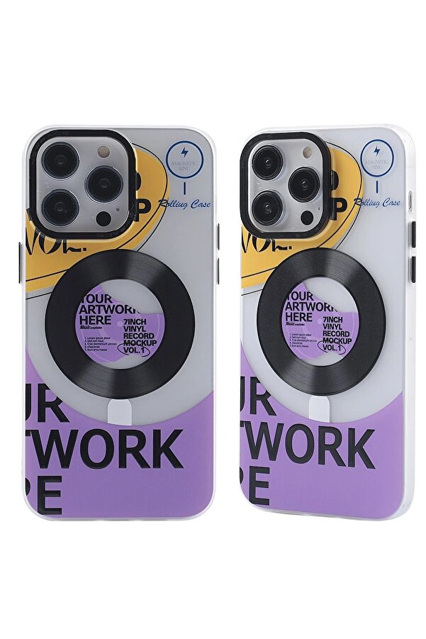 İphone 12 Pro Max Kılıf Apollo Magneti̇csafe Desenli̇ Kapak - Apollo Şeffaf - 6 - Dropx7831-2309