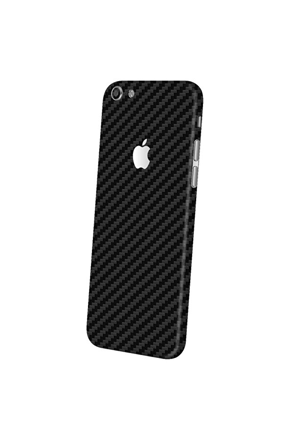 İphone 6 Plus6S Plus Parlak Karbon Fi̇ber Telefon Kaplaması Arka Sti̇cker-(1903) - Dropx3271-9056