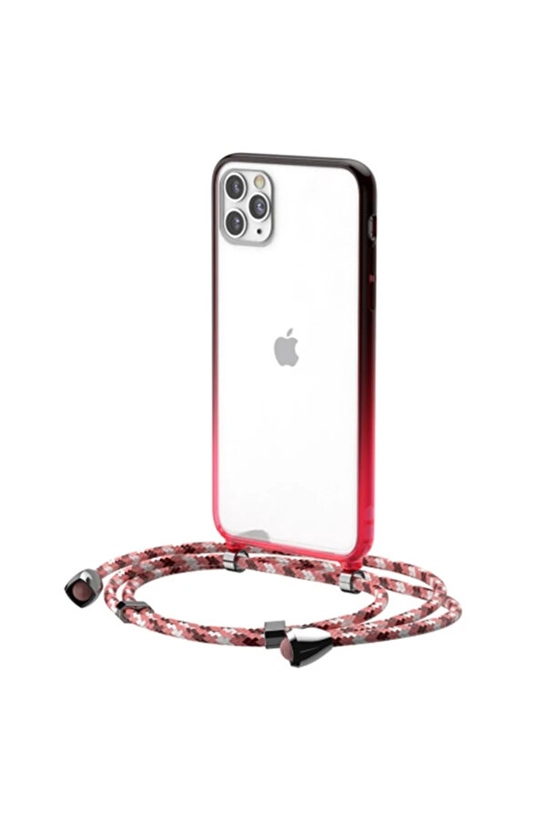 Element Crossbody Protecti̇ve İphone 11 Pro Max 6.5 Askılı Koruyucu Si̇li̇kon Kı - Dropx2569-6073