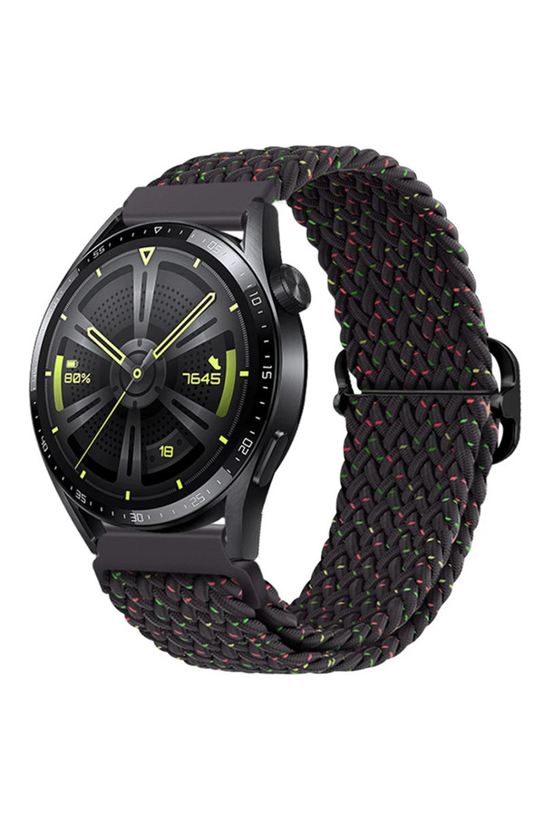 Ally 22Mm Gear S3 Watch 4 -Gt2 Gt2E 46Mm Japon Tokalı Elasti̇k Kayış Kordon-(1 - Dropx4691-9153
