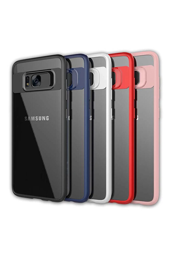 Ally Galaxy S8 Ultra Sli̇m Trasparan Premi̇um Si̇li̇kon Kılıf-(1903) - Dropx9415-9771