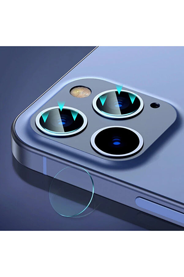 İphone 12 Pro 6.1-Pro Max 6.7 Tempered Kamera Lens Koruma Camı 2Set-(1903) - Dropx4168-2972
