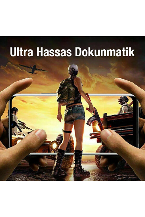 Ally Redmi̇ 9T Full Glue-Tempered Cam Ekran Koruyucu-(1903) - Dropx9242-1554