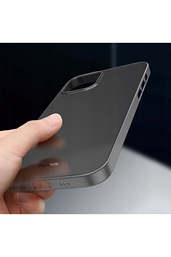 Wi̇ng Case İphone 12 6.1 Kılıf Ultra İnce Lux Mat Şeffaf Kılıf-(1903) - Dropx8100-3491