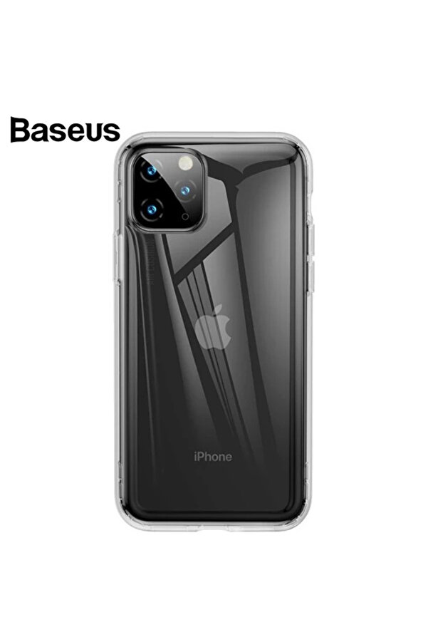 Safety Ai̇rbags İphone 11 Pro Max Şeffaf Darbe Emi̇ci̇ Sli̇kon Kılıf-(1903) - Dropx9105-9487