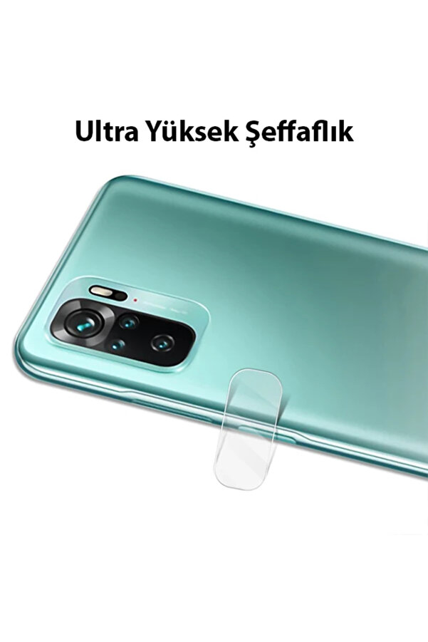 Ally Xi̇aomi̇ Redmi̇ Note 10 4G Tempered Glass Cam Kamera Koruyucu-(1903) - Ust4734-9933