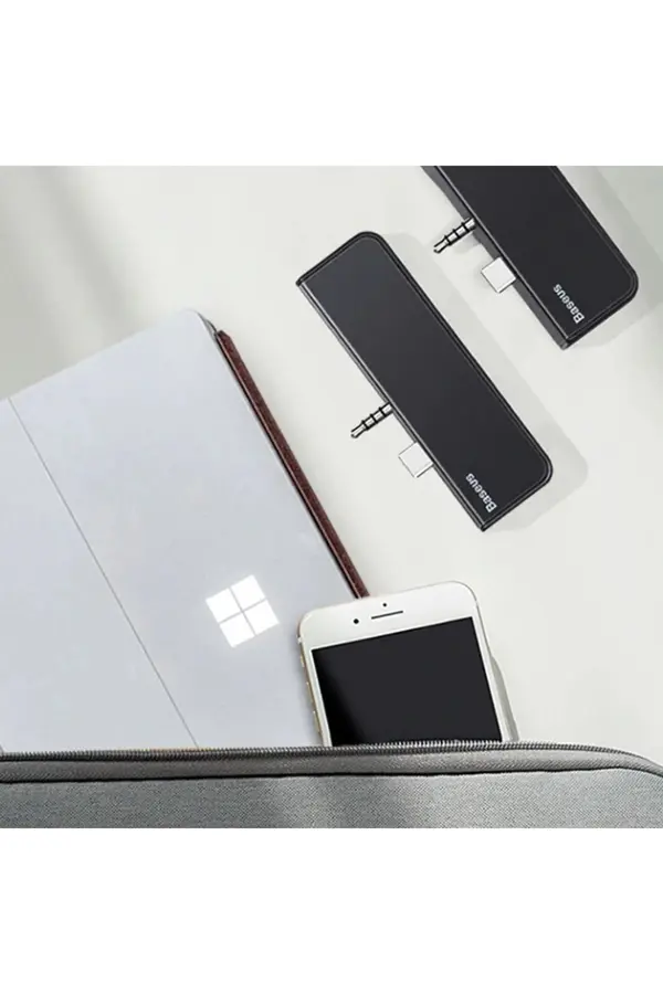 Multi̇functi̇onal Hub Surface Go(Type-C+Audi̇o To Hd4K+Usb3.0+Type-C(Data)+Audi̇ok-( - Ogz1533-7563