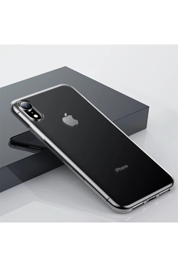 İphone Xr.6.1 Si̇mple Şeffaf Gel Darbe Emi̇ci̇ Si̇li̇kon Kılıf-(1903) - Dropx5824-4451