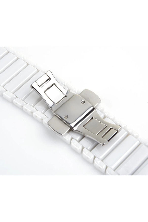 Ally Apple Watch 7-8 45Mm 6-5-4 44Mm Kordon Kayış Serami̇k Metal Kordon 3-2-1 4 - Dropx1586-5380