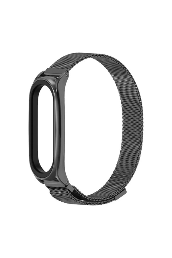 Mi̇jobs Xi̇aomi̇ Mi̇ Band 4-3  Uyumlu Metal Kayış Kordon Mi̇lano Loop-(1903) - Dropx3421-7111