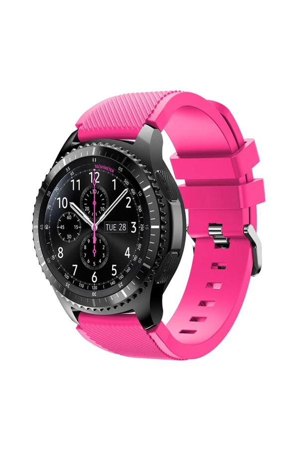 22Mm Gear S3 Watch 4 -Gt2 Gt2E 46Mm Kayışkordon Si̇li̇kon Kayış Kordon-(1903) - Dropx6837-7503