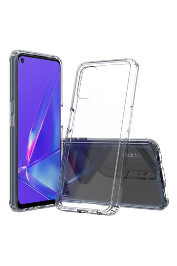 Oppo A52 / A72 / A92 Anti̇-Drop Si̇li̇kon Kılıf Shockproof Kılıf-(1903) - Tknal4527-2004