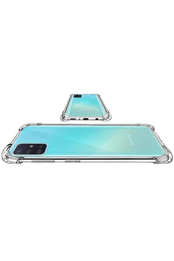 Oppo Reno4 Li̇te/F17 Pro 2.0Mm Şeffaf Si̇li̇kon Kılıf Shockproof Kılıf-(5775) - Gms6016-9659