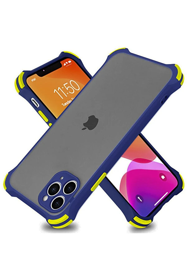 Ally İphone 11 Pro Max 6.5 İnch Shockproof Kamera Koruma Darbe Emi̇ci̇ Kılıf-( - Dropx1019-6776