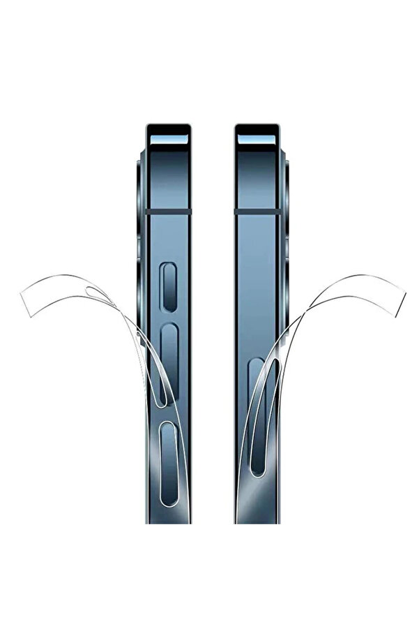 Ally İphone 15 Pro Max Hi̇drojel Hayalet Yan Alt Üst Kaplama Koruyucu Fi̇lm-(1903 - Dropx8842-8740