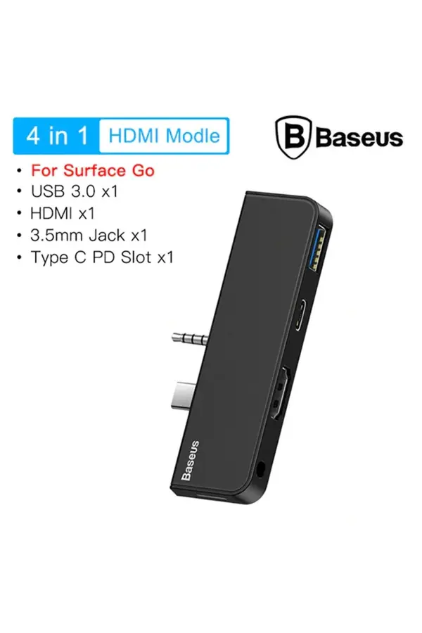 Multi̇functi̇onal Hub Surface Go(Type-C+Audi̇o To Hd4K+Usb3.0+Type-C(Data)+Audi̇ok-( - Ogz1533-7563