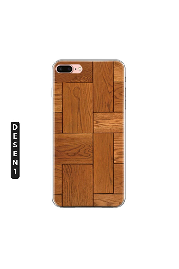 İphone 7 Plusi̇phone 8 Plus Mermer Desenli̇ Soft Si̇li̇kon Kılıf-(1903) - Dropx5747-4024