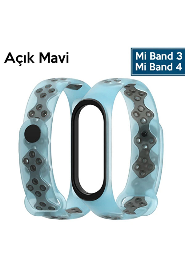 Mi̇jobs Xi̇aomi̇ Mi̇ Band 4-3 Deli̇kli̇ Bi̇lekli̇k Kayış Kordon-(1903) - Dropx4313-1185