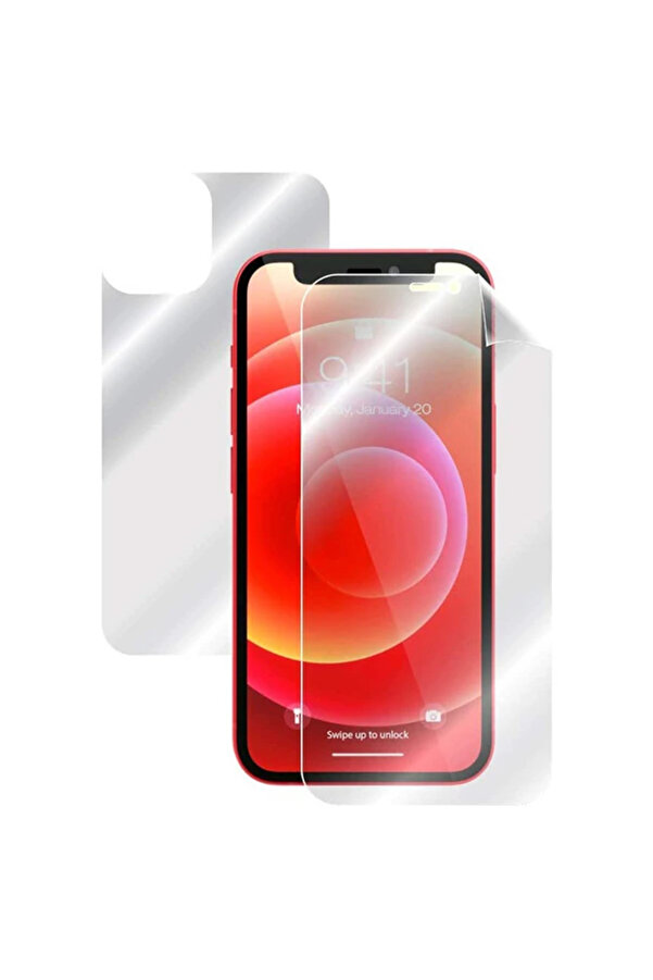 İphone 12 Mi̇ni̇ 5.4 Fi̇lm Ön Arka Full Koruyucu Membran Nano Hi̇drojel Koruyucu S - Dropx2402-4852