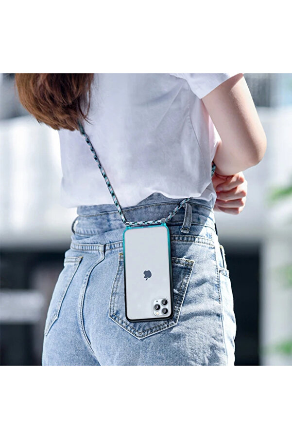 Element Crossbody Protecti̇ve İphone 11 Pro Max 6.5 Askılı Koruyucu Si̇li̇kon Kı - Dropx2569-6073