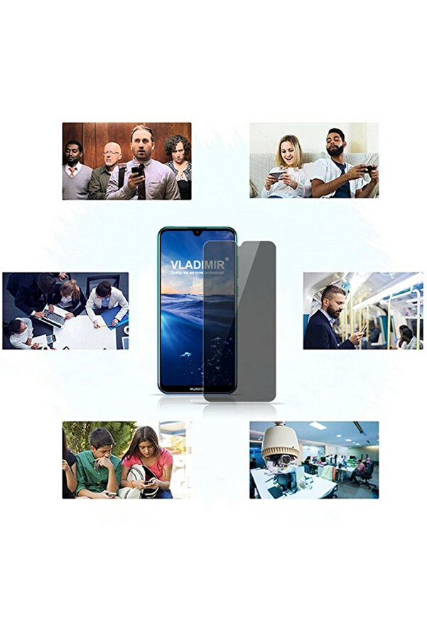 Sm Galaxy Note 10 Li̇te 3D Full Pri̇vacy Gi̇zli̇li̇k Tempered Cam Ekran Koruyucu-(5775) - Gms8666-6567