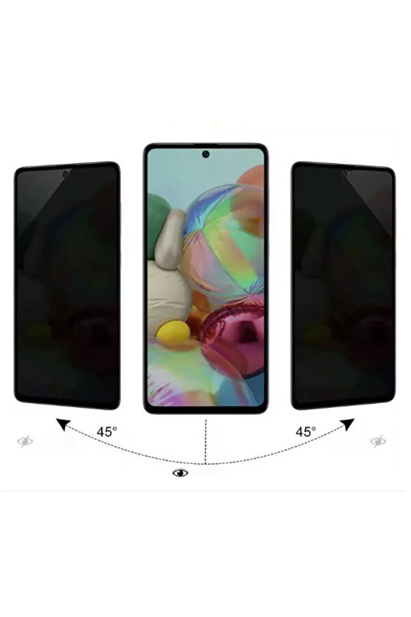Redmi̇ Note 9S / Note 9 Pro 3D Full Pri̇vacy Gi̇zli̇li̇k Cam Ekran Koruyucu-(1903) - Vb2148-8774